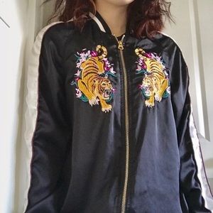 Divided Tiger Jacket Black Size 14 Used